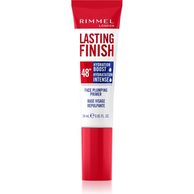 Rimmel Lasting Finish 48H Hydration Boost, langanhaltender Make-up Primer, vegan, 24 ml