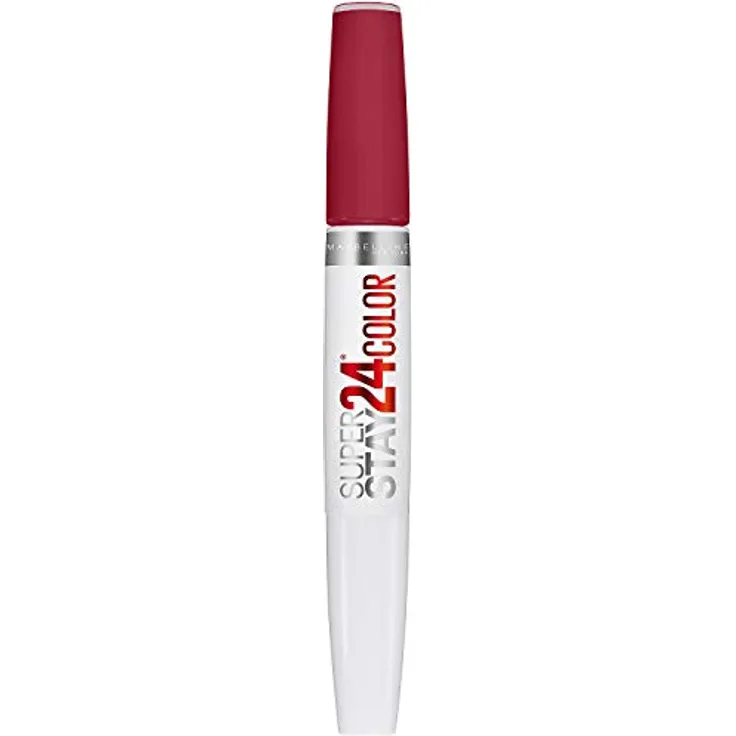 Maybelline New York Lippenstift, Super Stay 24H Optic Brights, Flüssig und langanhaltend, Nr. 870 Optic Ruby, 5g