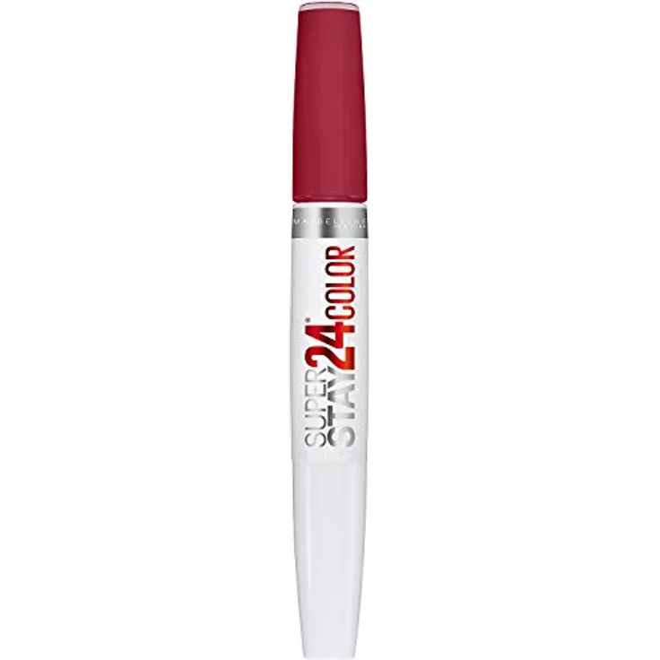 Maybelline New York Lippenstift, Super Stay 24H Optic Brights, Flüssig und langanhaltend, Nr. 870 Optic Ruby, 5g – Bild 1