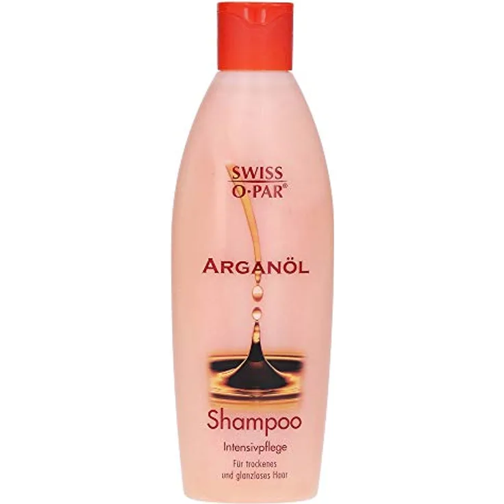 Swiss O-Par Arganöl Shampoo, 250 ml für pflegendes Haar mit Niacinamid und Argania Spinosa Öl