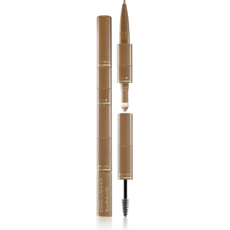 Estée Lauder BrowPerfect 3D All-in-One Styler Augenbrauenstift, 3in1, Farbton Cool Blonde, 2,07 g - Augenbrauengel und Mascara für voluminöse, perfekt geformte Augenbrauen