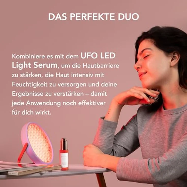 FOREO UFO LED Advanced Lighthouse Panel – Kabelloses LED-Panel mit tiefem Nahinfrarot, Rot, Amber & Blau für Gesicht und Körper, 5 Lichtmodi, wirksam aus bis zu 2 m Entfernung – Bild 5