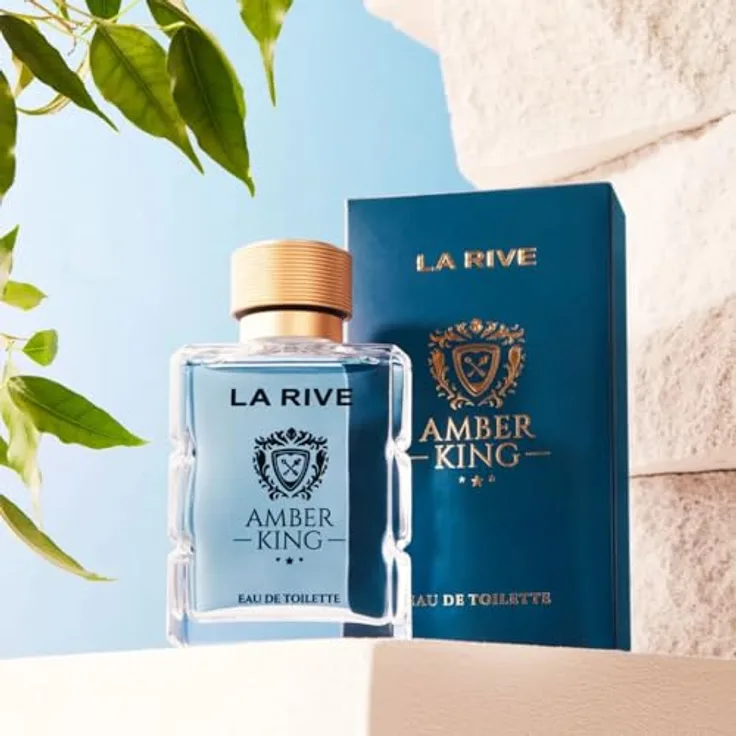 La Rive Amber King, Eau de Toilette für Herren, 100ml mit Zitrusfrüchten, spanischem Pfeffer und Zeder