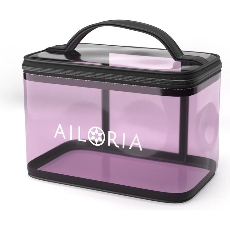 AILORIA Kosmetiktasche VANITY kosmetiktasche, Transparente Reise-Kosmetiktasche aus langlebigem PVC, wasserdicht