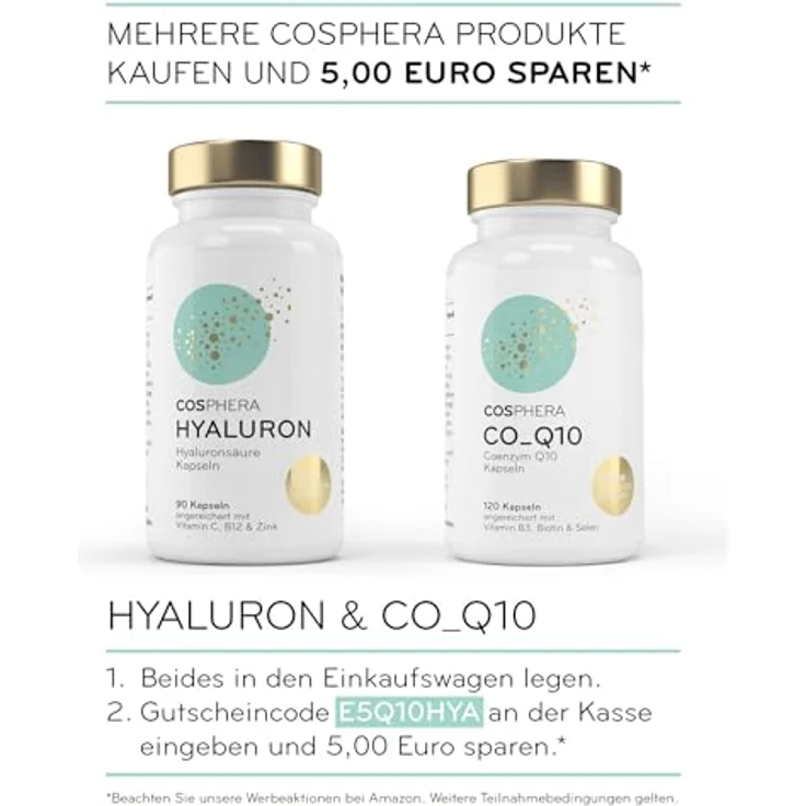Cosphera Coenzym Q10 120 Kapseln mit pflegender Wirkung – Bild 6
