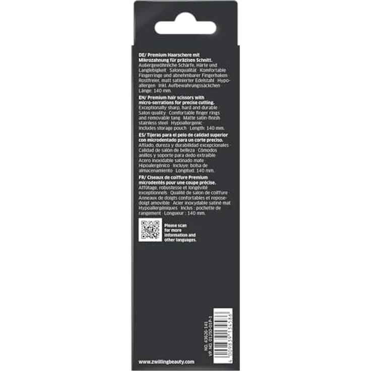Zwilling Twinox Haarschere 140mm, Edelstahl mattiert Haarschere 1 Stk – Bild 6