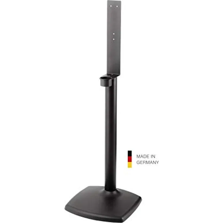 König & Meyer 80350 Desinfektionsmittelsäule, schwarz strukturiert, für Eurospender