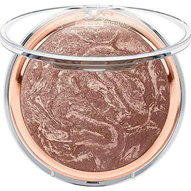 Catrice Sun Lover Glow Bronzing Powder, Gebackener Bronzer, Nr. 010, Schimmernd, Vegan, Ölfrei, 3er Pack (3x8g) – Bild 2