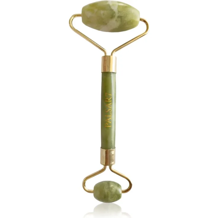 PALSAR7 Face-roller Green Xiuyan Jade, Massagerolle für das Gesicht, 1 St.