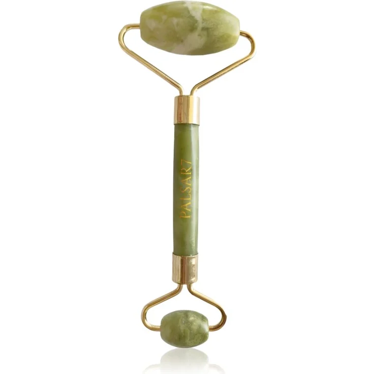 PALSAR7 Face-roller Green Xiuyan Jade, Massagerolle für das Gesicht, 1 St.