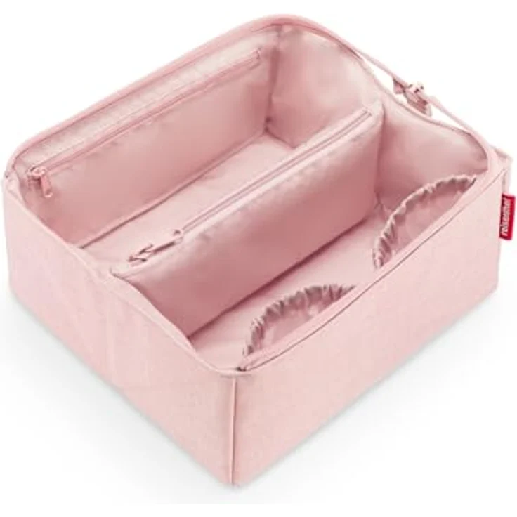 REISENTHEL® Beautycase fold case twist blush, Boxy Cosmetic-Case mit 1.5 L Volumen, wasserabweisend, praktischer Reißverschluss-Trageriemen – Bild 2