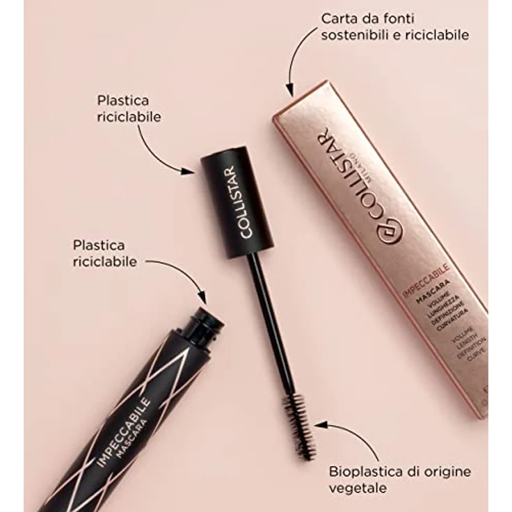 Collistar Impeccabile Mascara, außergewöhnliches Volumen und Länge, augenärztlich getestet, auch für empfindliche Augen geeignet, langer Halt, kein Verwischen, 14 ml – Bild 5