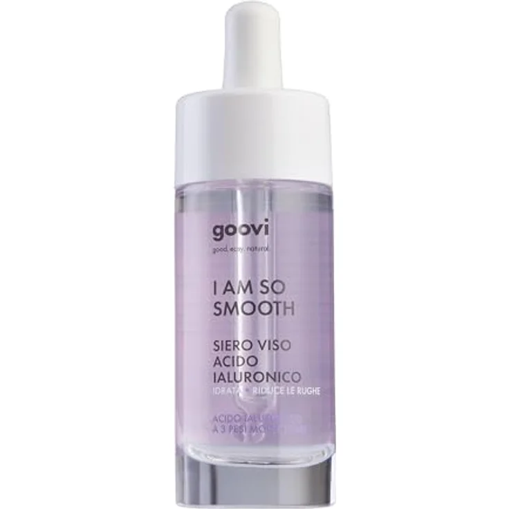 GOOVI I AM SO SMOOTH Gesichtsserum, Feuchtigkeitsbooster mit Hyaluronsäure und Granatapfel-Extrakt, 30 ml – Bild 2