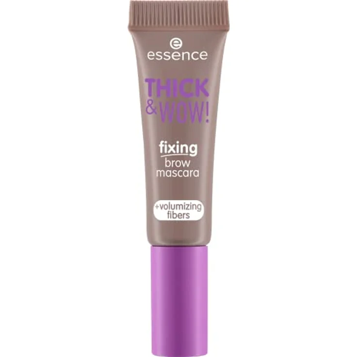 essence THICK & WOW! fixing brow mascara, Augenbrauengel, Nr. 01, Braun, volumengebend, fixierend, vegan, ohne Mikroplastikpartikel, Nanopartikel frei, ohne Parfüm, 1er Pack (6ml) – Bild 2