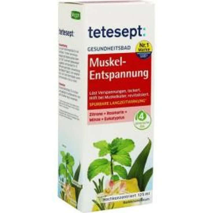 Tetesept Tetesept Muskel-Entspannung Bad Badeöl & Bademilch 125 ml