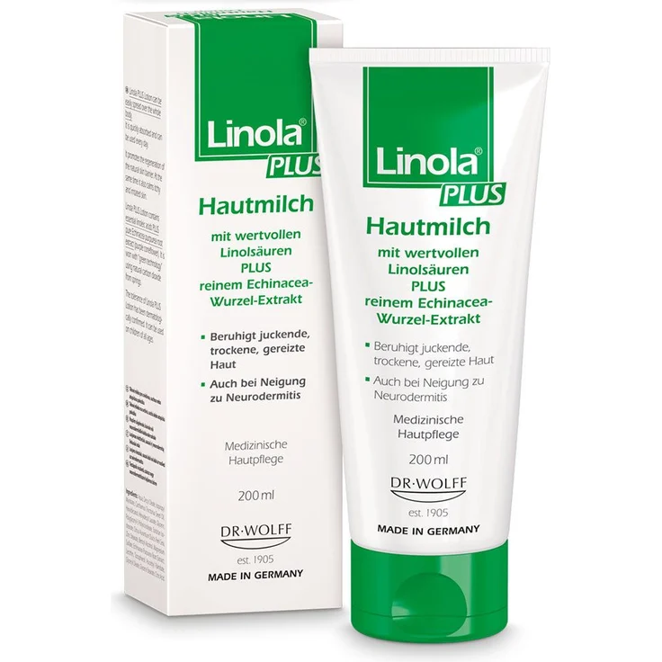 Linola Linola Plus Hautmilch Bodylotion 200 ml – Bild 1