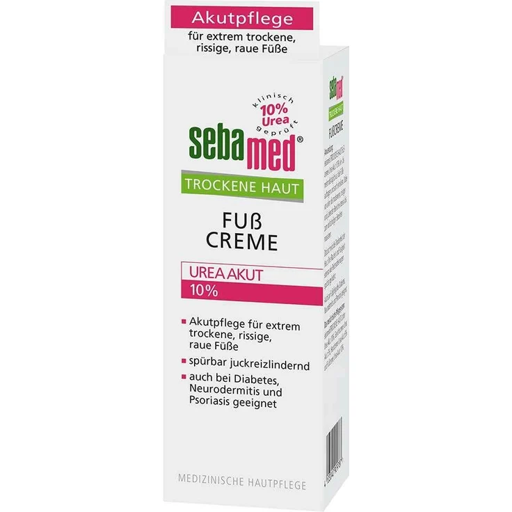 sebamed Sebamed Trockene Haut 10% Urea Akut Fußcreme Fußcreme 100 ml – Bild 2