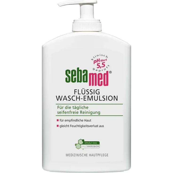 sebamed Sebamed Flüssig Waschemulsion mit Spender Seife 400 ml – Bild 1