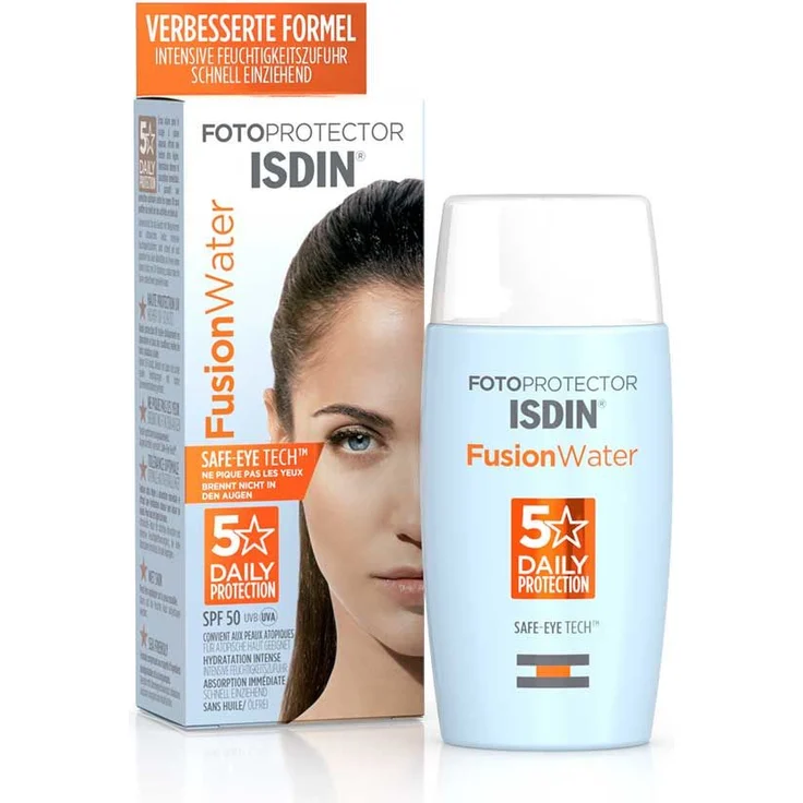 ISDIN ISDIN Fotoprotector Fusion Water Emulsion SPF 50 Sonnenschutz 50 ml – Bild 1