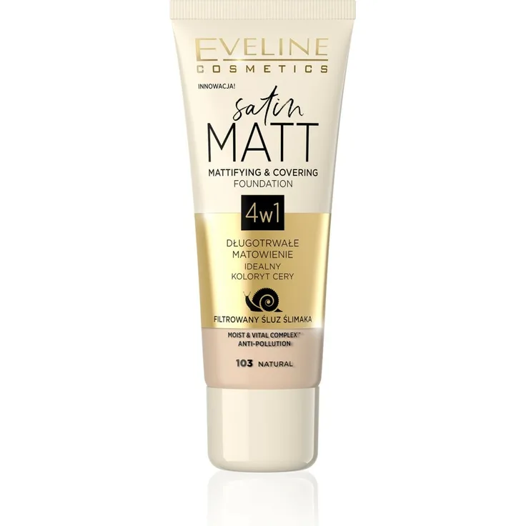 Eveline Satin Matt Foundation 103 Natural 30 ml
