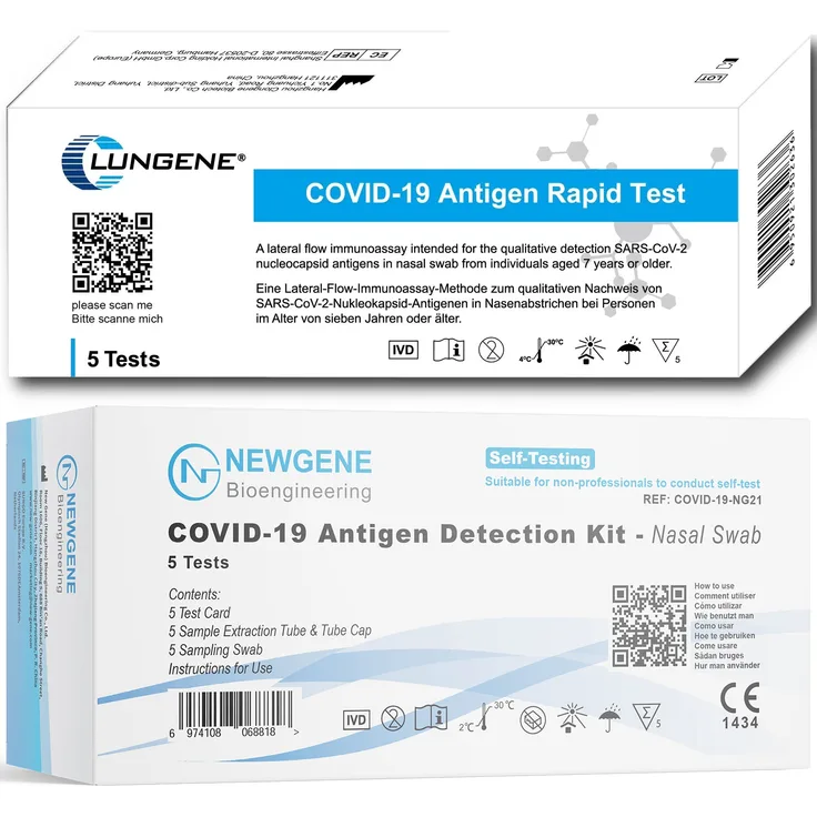 Clungene Antigen Schnelltest Nasal 5 Stück - Preisvergleich