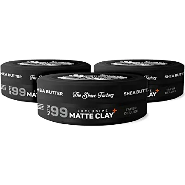 The Shave Factory Premium Pomade 99 Taper de Luxe, Haarpomade mit starkem Halt und mittlerem Glanz, wasserbasiert, 150ml – Bild 2
