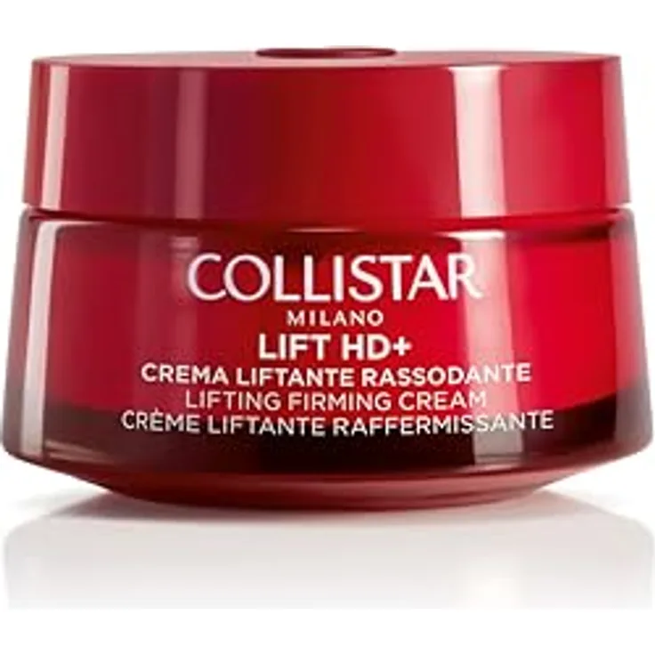Collistar Lift HD+ Straffende Lifting-Creme für Gesicht und Hals, 50ml, sofortiger Spanneffekt, sichtbar reduzierte Falten, elastischere Haut, silikonfrei, vegan ok