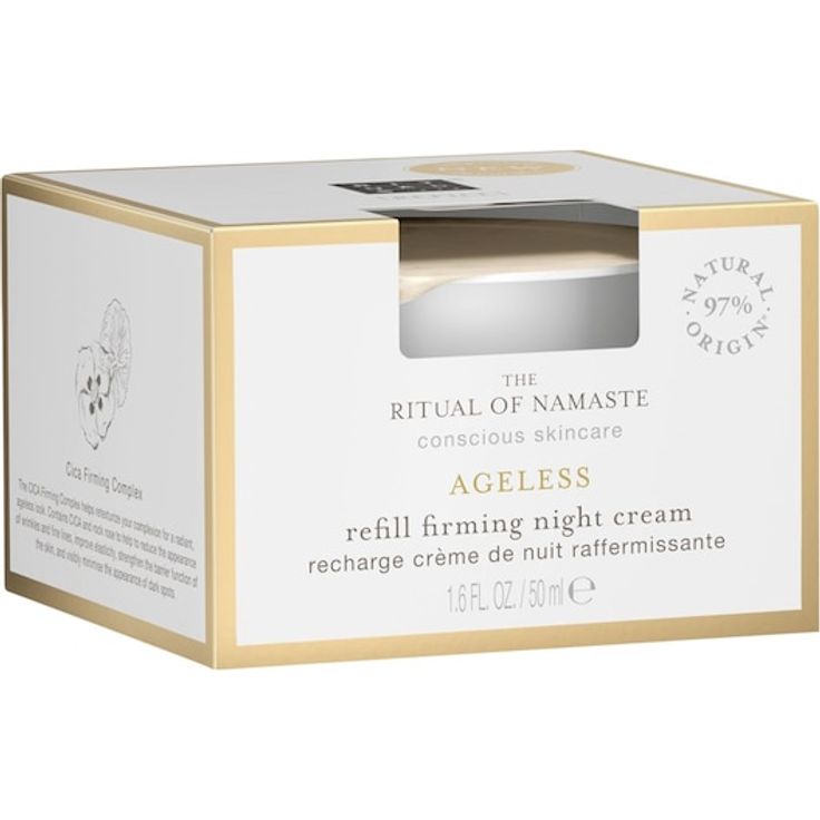 RITUALS The Ritual Of Namaste Ageless Firming Night Cream, nährende Nachtcreme mit CICA Complex, 50 ml