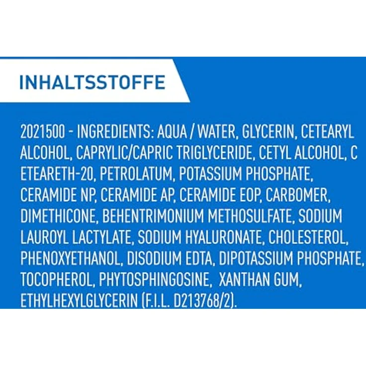 CeraVe creme hydratant 340 ml mit feuchtigkeitsspendender Wirkung für trockene Haut – Bild 10