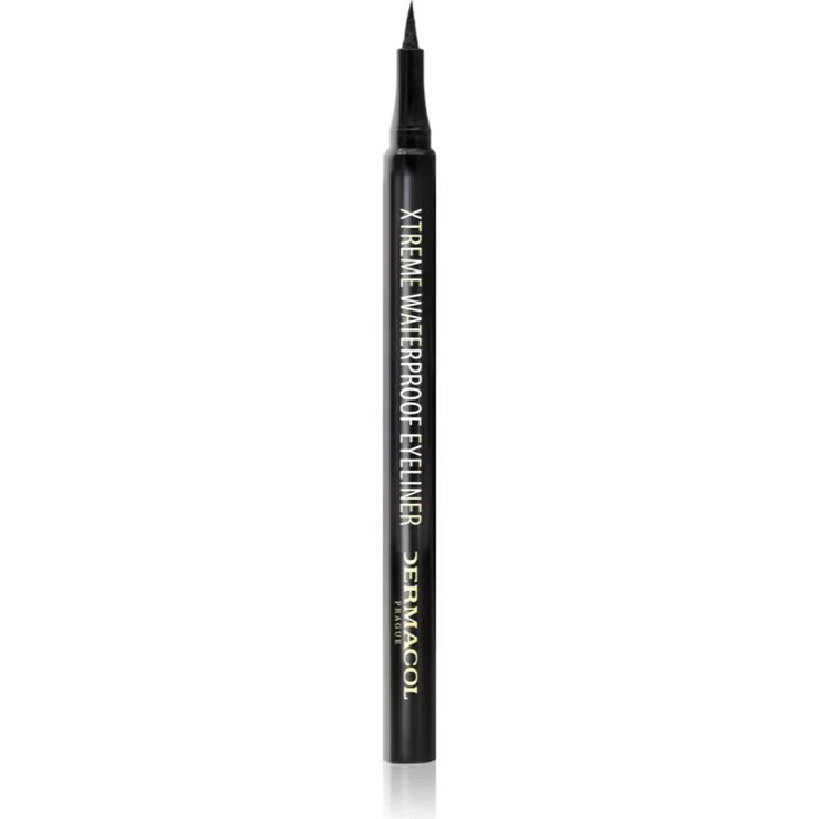 Dermacol Precise Black 20h, wasserfester Eyeliner mit präziser Anwendung, schwarz, 1 ml