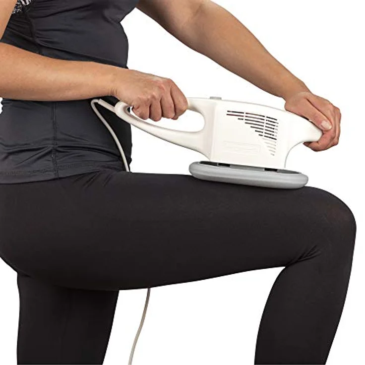 Maspo Vibramat 917275 Großflächen-Massagegerät 3 Massageaufsätze Vibrationsmassage 2 Stufen inkl. Transporttasche – Bild 7