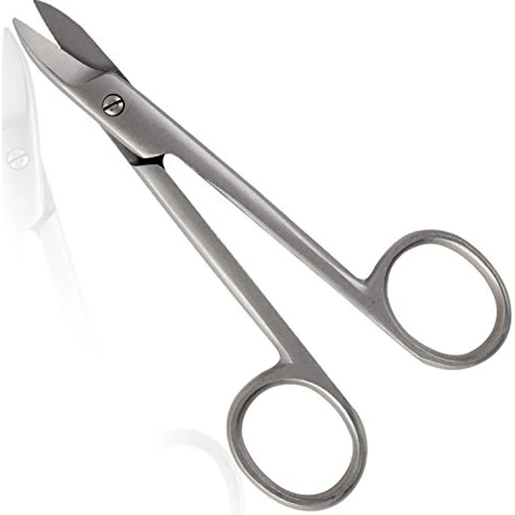 Titania Fußnagelschere 10 cm, Einseitig Gezahnte Schneide, Rostfrei, mit Nachstellschraube, Blisterkarte, 1er Pack (1 x 43 g) – Bild 1