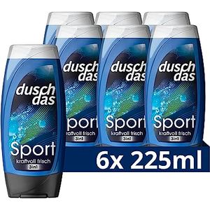 Bild für Duschdas 3-in-1 Duschgel & Shampoo Sport Duschbad mit Fresh-Energy-Duftformel 225 ml