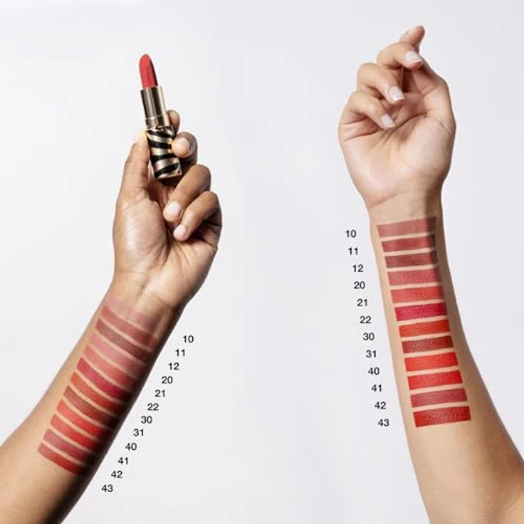 Sisley Paris Phyto-Rouge Velvet 22 Rose Punch, Intensiv mattierter Lippenstift mit Pflegeformel, 3 g – Bild 5