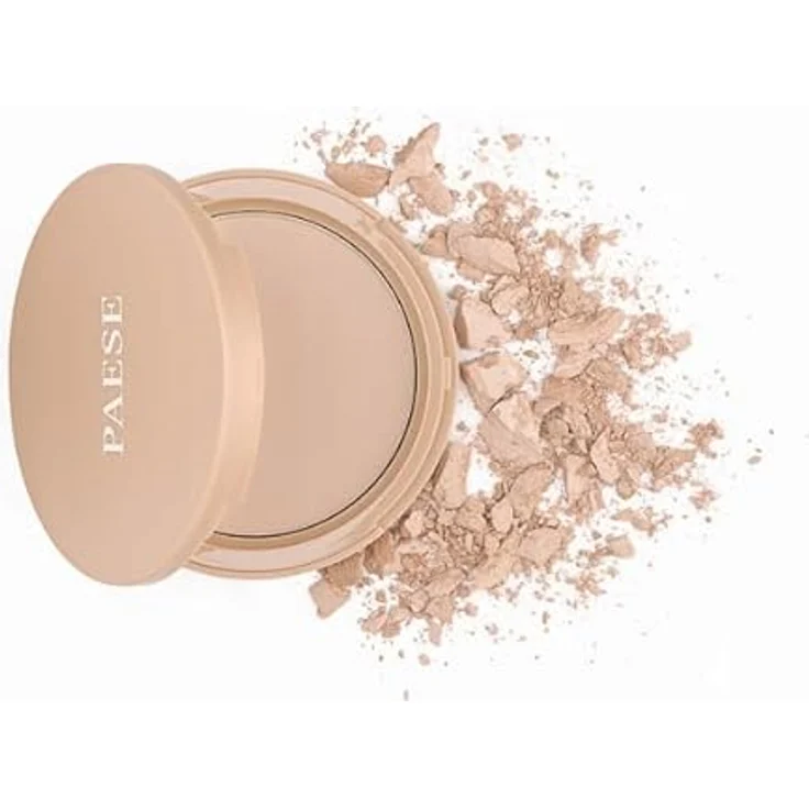Paese Glowing Highlighter, Puder mit glättender Wirkung, Farbton 12 Natural Beige, 10 g – Bild 2