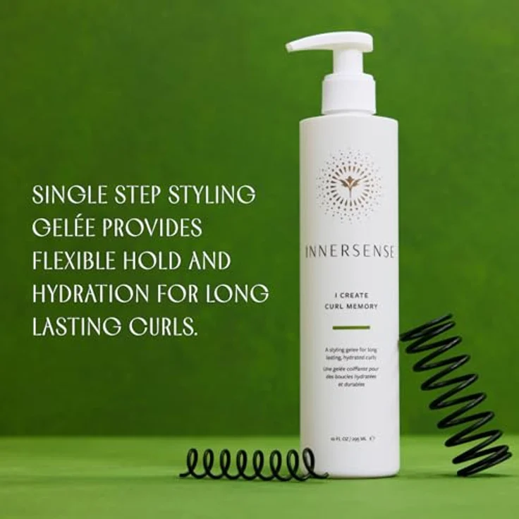 Innersense Organic Beauty I Create Curl Memory Styling-Gelee, starker Halt, 295 ml, für geschmeidige und feuchtigkeitsversorgte Locken – Bild 2