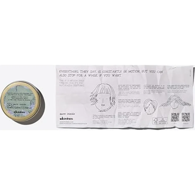 Davines More Inside Texture This Is A Medium Hold Finishing Gum Hold 3 75 ml – Bild 2