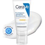 CeraVe Gesichtscreme mit LSF 30, Feuchtigkeitsspendende Creme mit Lichtschutzfaktor 30, Ohne Duftstoffe und Parabene, Bei normaler bis trockener Haut, 52 ml