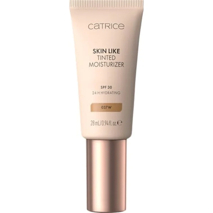 Catrice Skin Like Getönte Feuchtigkeitscreme, 28 ml, leichte Deckkraft, Sonnenschutz, 037W Beige – Bild 2