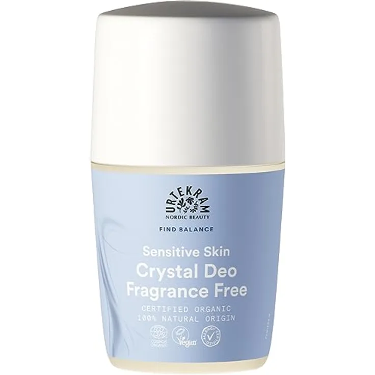 Urtekram Deodorant Ohne Parfum, Find Balance, Sensitiv, 50 ml, Vegan, Bio