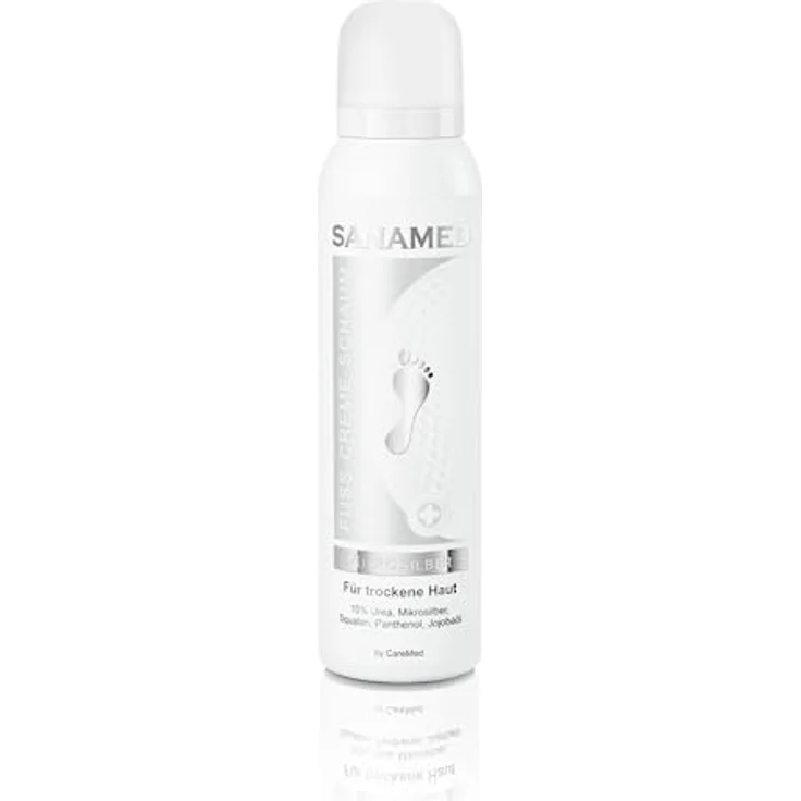 Sanamed Fuß-Creme-Schaum Mikrosilber  – Bild 2