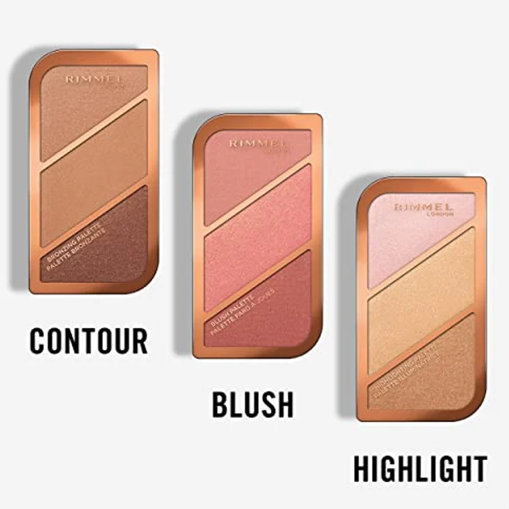 Rimmel London Augen Make-up Kate Sculpting palette #002-coralglow 18,5 gr, – Bild 5