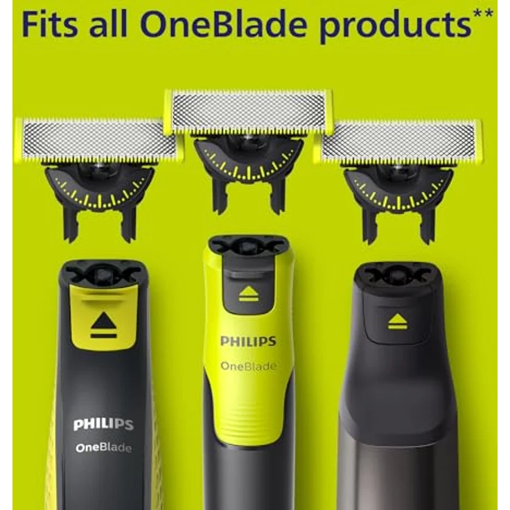 Philips OneBlade Face + Body Set QP620-50, 2 Klingen + Hautschutzaufsatz – Bild 3