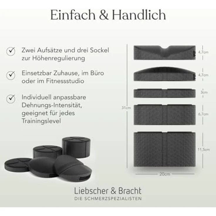 Liebscher & Bracht Rückenretter – stufenweise Dehnung bei Rückenschmerzen, Haltung verbessern, Made in Germany – Bild 5
