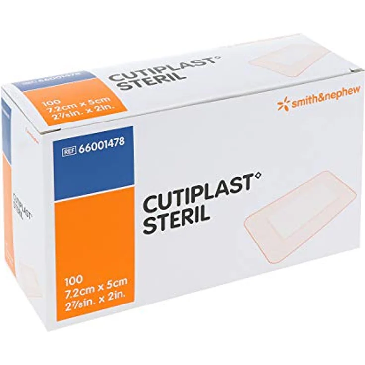 Smith & Nephew Cutiplast steril Wundverband 7.2 cm x 5 cm 100er Pack – Bild 2