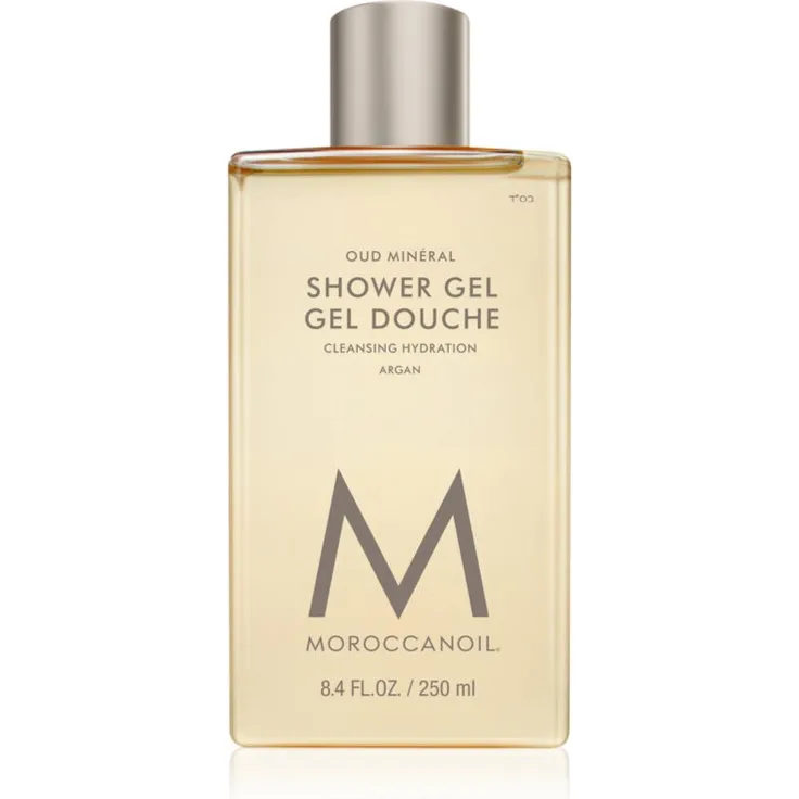 Moroccanoil Body Oud Minéral, nährendes Duschgel für Damen, 250 ml, intensiv feuchtigkeitsspendend, reinigt und hinterlässt samtweiche Haut