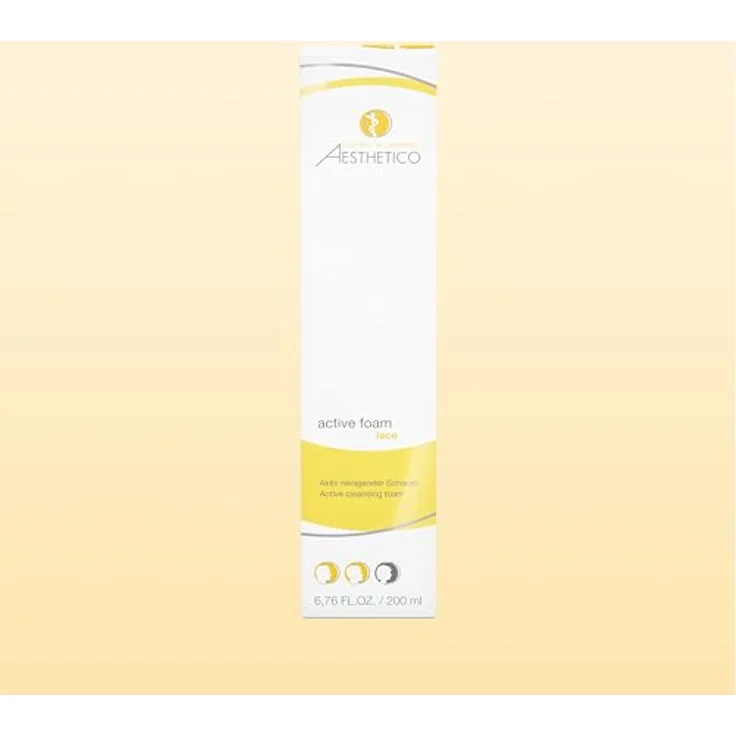Aesthetico Active Foam Reinigungsschaum 200 ml, für Damen und Herren empfohlen – Bild 2