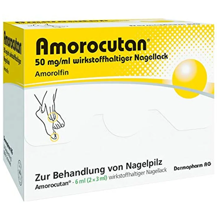 AMOROCUTAN 50 mg/ml wirkstoffhaltiger Nagellack 6 ml
