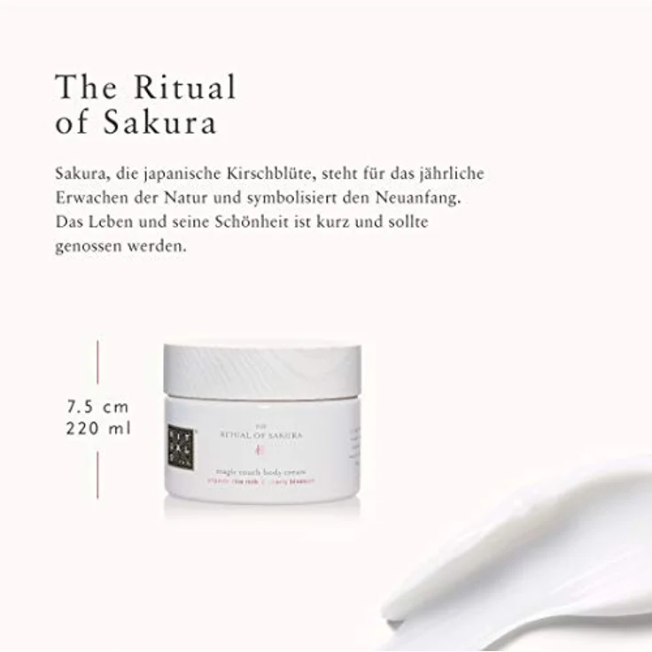 Rituals The Ritual Of Sakura Magic Touch Body Cream 220 ml – Bild 3