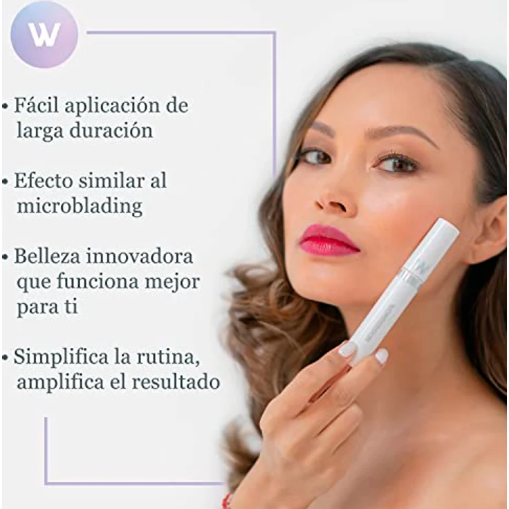 WONDERSKIN Wonder Blading Lip Stain Kit, Peel-off-Lippenstift + Aktivator, langanhaltende Farbton Adore, 4 ml – Bild 4